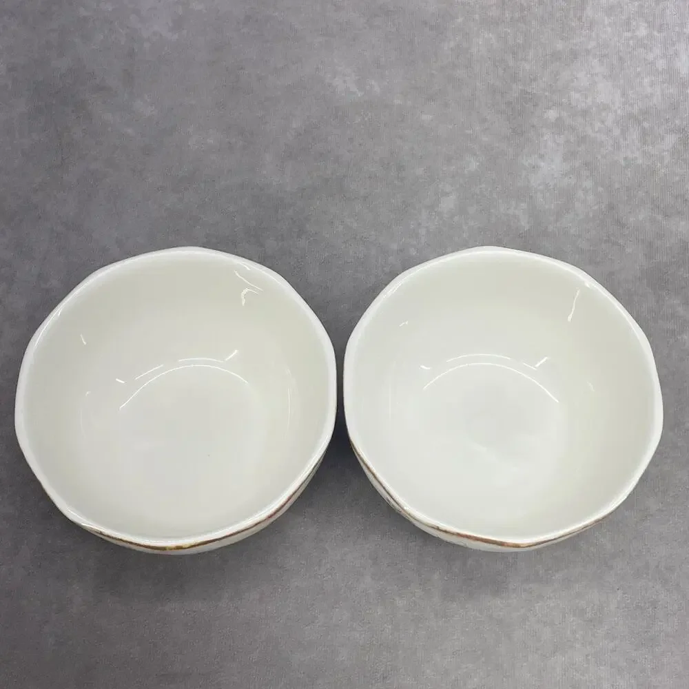 Set of 2 Pier 1 Harvest Blessings Soup Cereal Bowls Earthenware 6